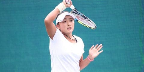 岡村恭香のダブルスは初戦突破ならず [広州国際女子オープン]