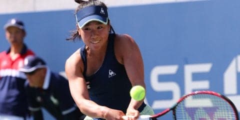 日比野菜緒がチャン・カイチェンにストレート勝利で2回戦へ [韓国オープン]