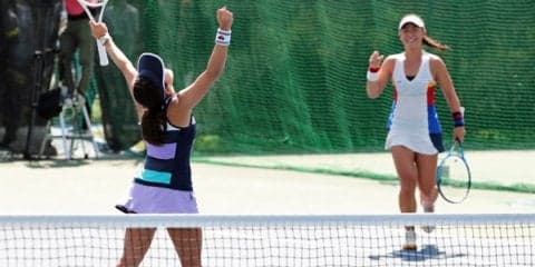 穂積絵莉／加藤未唯が快勝で初戦を突破 [東レPPO]