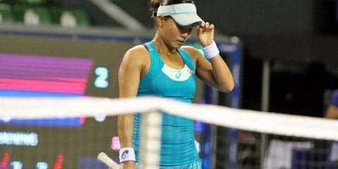 「ミスを恐れたところを相手にうまく突かれた」1回戦敗退の尾﨑里紗 [東レPPO]