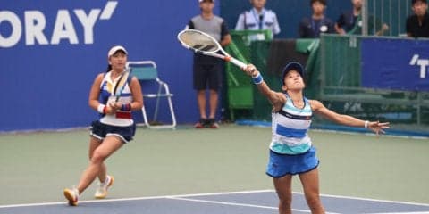 穂積絵莉／加藤未唯は第4シードに敗れて2年ぶりの準決勝進出はならず [東レPPO]