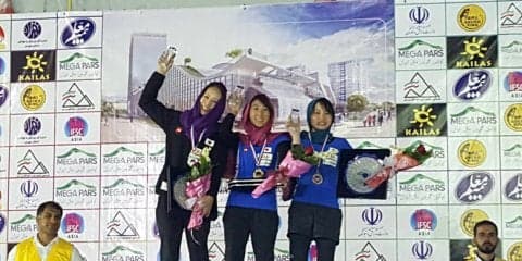 尾上彩、藤井快が金！／アジア選手権2017【リード女子・ボルダリング男子】