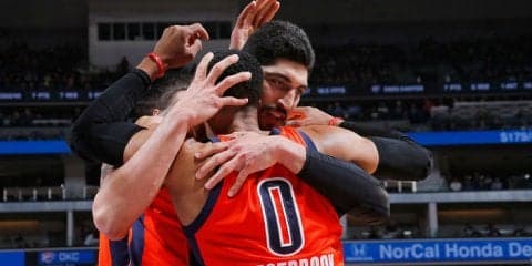 ケビン・デュラントを敵視するエネス・キャンター、Twitterでのサンダー批判に冷ややかな怒り「勝っても負けても一致団結」