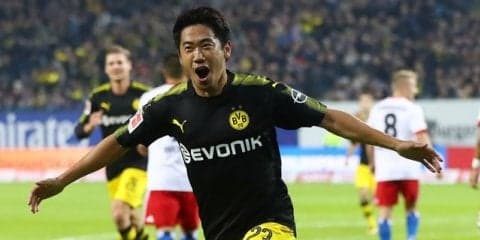 香川真司、今季初先発で初ゴール…ドルトムントがハンブルクに勝利