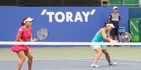 奈良くるみ／尾﨑里紗は準々決勝でガブリロワ／カサキナに敗退 [東レPPO]