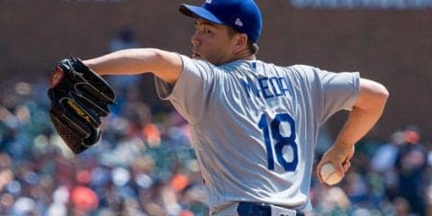 前田健太、今季最短タイ3回2失点降板＆13勝目逃す　ド軍は地区5連覇王手