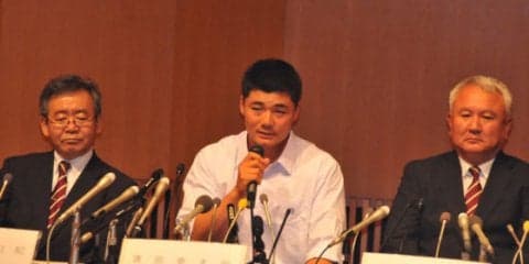 早実清宮の一問一答全文…人生の分岐点は中学1年「世界大会で優勝したこと」
