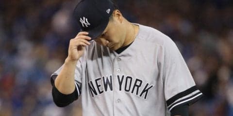 田中将大ワーストタイ8失点KO、PO進出決められず、満弾含む3被弾で12敗目