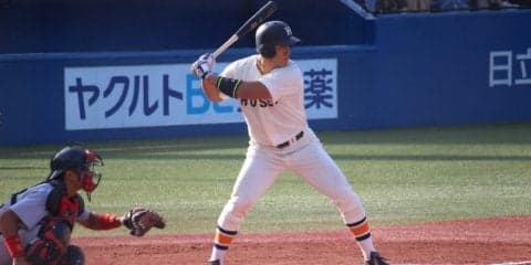 来秋ドラフト候補の大砲・中山翔太の大活躍にスカウトも高評価！菅野秀哉は慶大打線を完封し法大大勝【東京六大学野球】