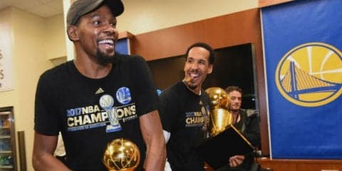 ウォリアーズのショーン・リビングストン、主力流出を避けるべく大幅減俸を受け入れたケビン・デュラントの男気に感謝