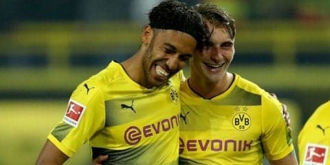 ドルトムント6発快勝、オーバメヤンがハットトリック達成