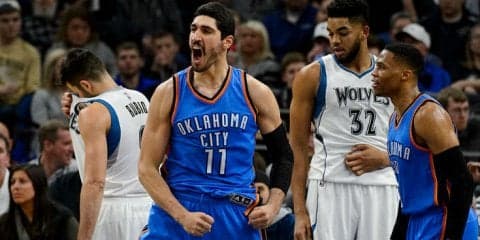 ニックスにトレードされたエネス・カンターがサンダーに託す『打倒ウォリアーズ』への思い「俺のために勝ってくれ」