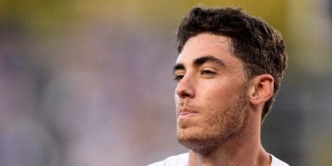 ド軍新人が驚異の159キロ本塁ノーバン送球！　本拠地スタンディングオベーション