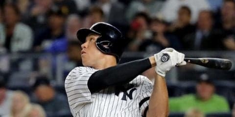 ヤンキースのジャッジ、51号ソロで新人最多ホームラン記録を更新