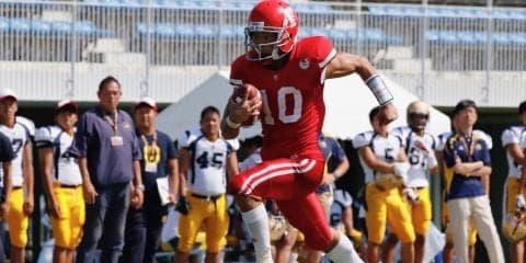 日大1年生QB林が『10番』で登場明治大を下し開幕3連勝