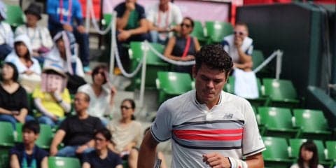 【大会2日目】杉田、ラオニッチが勝利、ティームはまさかの初戦敗退[楽天ジャパンオープン]