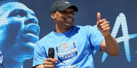 サンダー愛を貫くラッセル・ウェストブルック「オクラホマシティのファンは純粋で、心から僕、チームを愛してくれている」