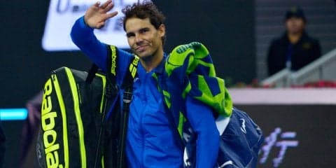 ナダル、23歳若手にマッチポイントを握られるも逆転勝利[チャイナ・オープン]