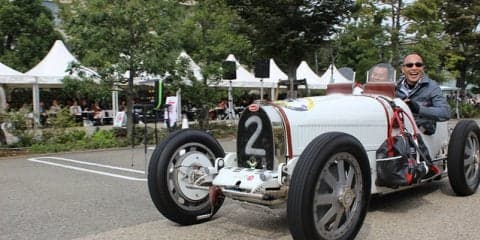 代官山 T-SITE、100台を超えるヘリテージカーが駆け抜ける   10月13日