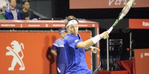 内山は世界5位のチリッチに及ばず2回戦敗退[楽天ジャパンオープン]