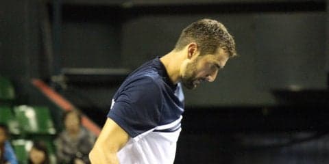 優勝候補チリッチまさかの敗退。屈指のビッグサーバーが5ゲーム連続でブレークを許す[楽天ジャパンオープン]