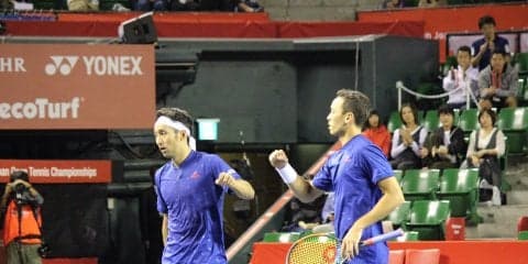 マクラクラン／内山が日本人ペアとして12年ぶりのダブルス決勝進出[楽天ジャパンオープン]