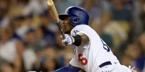 【MLB】ドジャースが4回に3連打＋暴投で同点→テイラー勝ち越し打で逆転成功