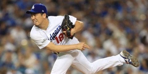 ドジャース・前田健太、好救援でポストシーズン初勝利