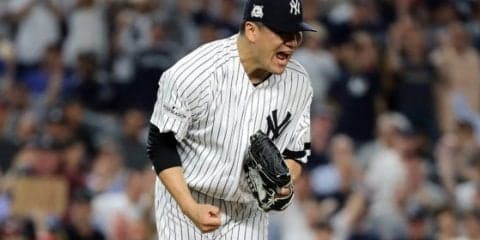 田中将大、崖っぷちの大一番で7回零封の快投　ヤンキース1点リードで降板