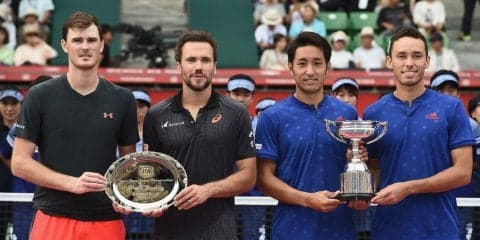 【大会最終日】男子単は2週連続優勝のゴファン、複で日本人ペア・マクラクラン／内山が優勝[楽天ジャパンオープン]