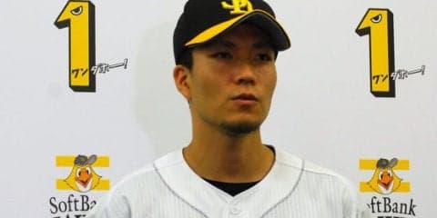 最高勝率のホークス千賀、野手に感謝「タイトルが手元に急にきた」