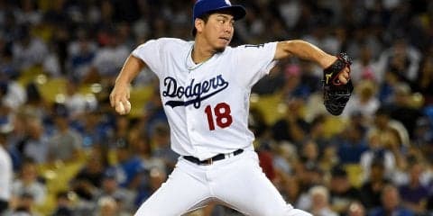 ドジャース・前田健太、地区シリーズ突破でシャンパンファイトの様子を投稿