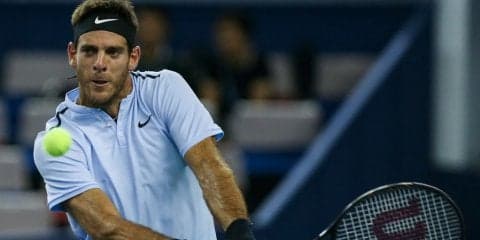 デル ポトロが経験の差を見せつけルブレフを圧倒[上海ロレックス・マスターズ]