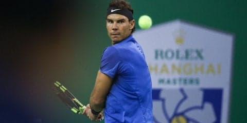 ナダルがわずか54分で初戦突破[上海ロレックス・マスターズ]