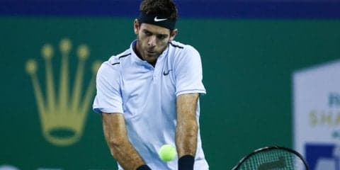 ズベレフVSデル ポトロ、第2セットはタイブレークの末デル ポトロがもぎ取る[上海ロレックス・マスターズ]