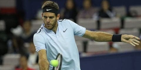 デル ポトロが負傷かと一瞬ひやっとさせるも、準決勝への切符を奪取[上海ロレックス・マスターズ]