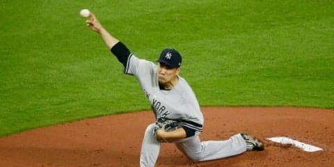 【MLB】田中将大6回4安打2失点でリード許して降板、強烈ライナーを直撃も力投