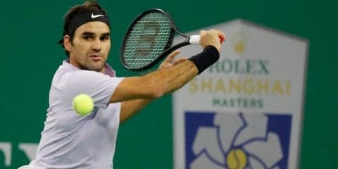 フェデラーがフルセットの末デル ポトロに勝利。ナダルとの頂上決戦へ[上海ロレックス・マスターズ]