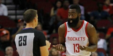 ジェームズ・ハーデン、シューティングファウルに対する基準厳格化に無関心「自分は高いレベルでやっている」