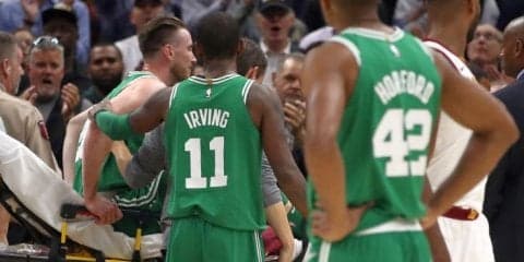 セルティックスに衝撃、新加入のゴードン・ヘイワードが開幕戦で左脛骨を骨折