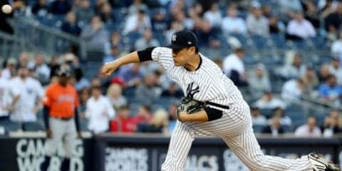 ヤンキース8年ぶりWS進出王手、田中将大7回8K無失点の圧巻投球で勝利