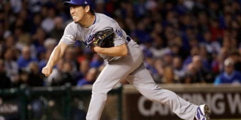 【MLBプレーオフ】前田健太がまた3者凡退の完璧救援、最速153キロ、10球で勝利リレーつなぐ