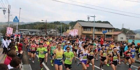 日本陸連公認コースを走る「伊万里ハーフマラソン」開催