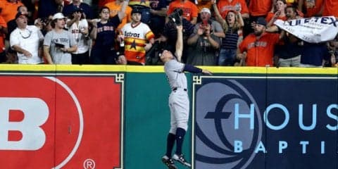 【MLBプレーオフ】超新星ジャッジがスーパーキャッチ、元DeNAグリエルの本塁打を強奪