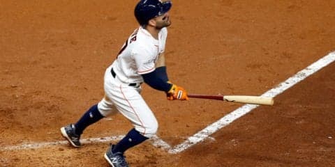 【MLBプレーオフ】“小さな巨人”アルトゥーベがWSへ大きな一発、右ソロ弾で2点目を追加