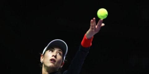 ムグルッサが6-3、6-1でオスタペンコを下して好スタート[WTAファイナルズ]