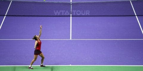 ランキング1位のハレプがガルシアに快勝[WTAファイナルズ]