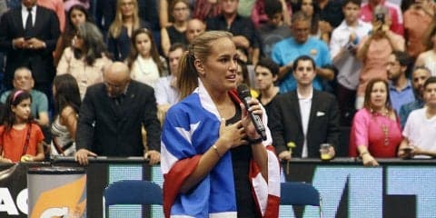 リオ五輪金のプイグ「プエルトリコに力を」。ハリケーン被害甚大な祖国を想い涙。[BGL BNPパリバ ルクセンブルク・オープン]