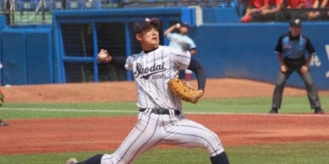 恵まれた体格から最速152km/hを投じるドラフト上位候補右腕　近藤 弘樹（岡山商科大）