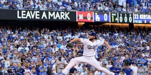【MLBプレーオフ】ドジャース先勝　カーショー7回1失点11Kの快投、2本塁打でカイケル撃破
